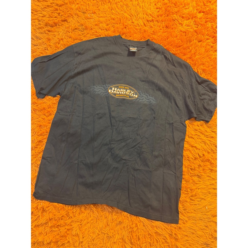 Vintage Harley Davidson Hacienda Motorcycles Safford AZ Eagle T-Shirt XXL Black